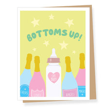 Bottoms Up New Baby Greeting Card