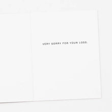 Purple Orchid Sympathy Card