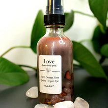 Sweet Orange, Rose Quartz: Love Room and Body Spray