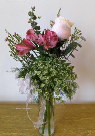 Wildflower and Rose Budvase